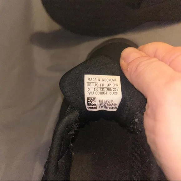 Adidas Kids Black Sneakers - Picture 4 of 4